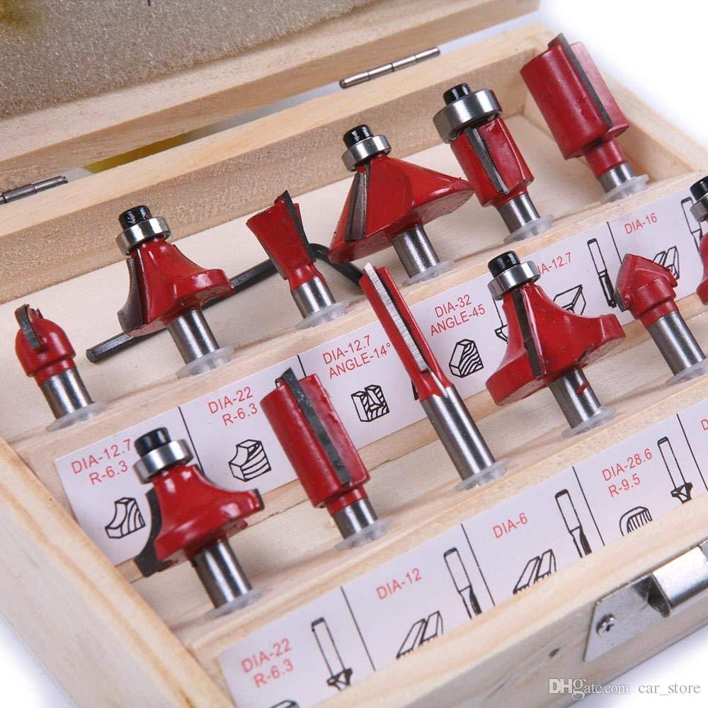 0406 -12 / 15pcs Milling Cutter Router Bit Set 0406 -12 / 15pcs Milling Cutter Router Bit Set